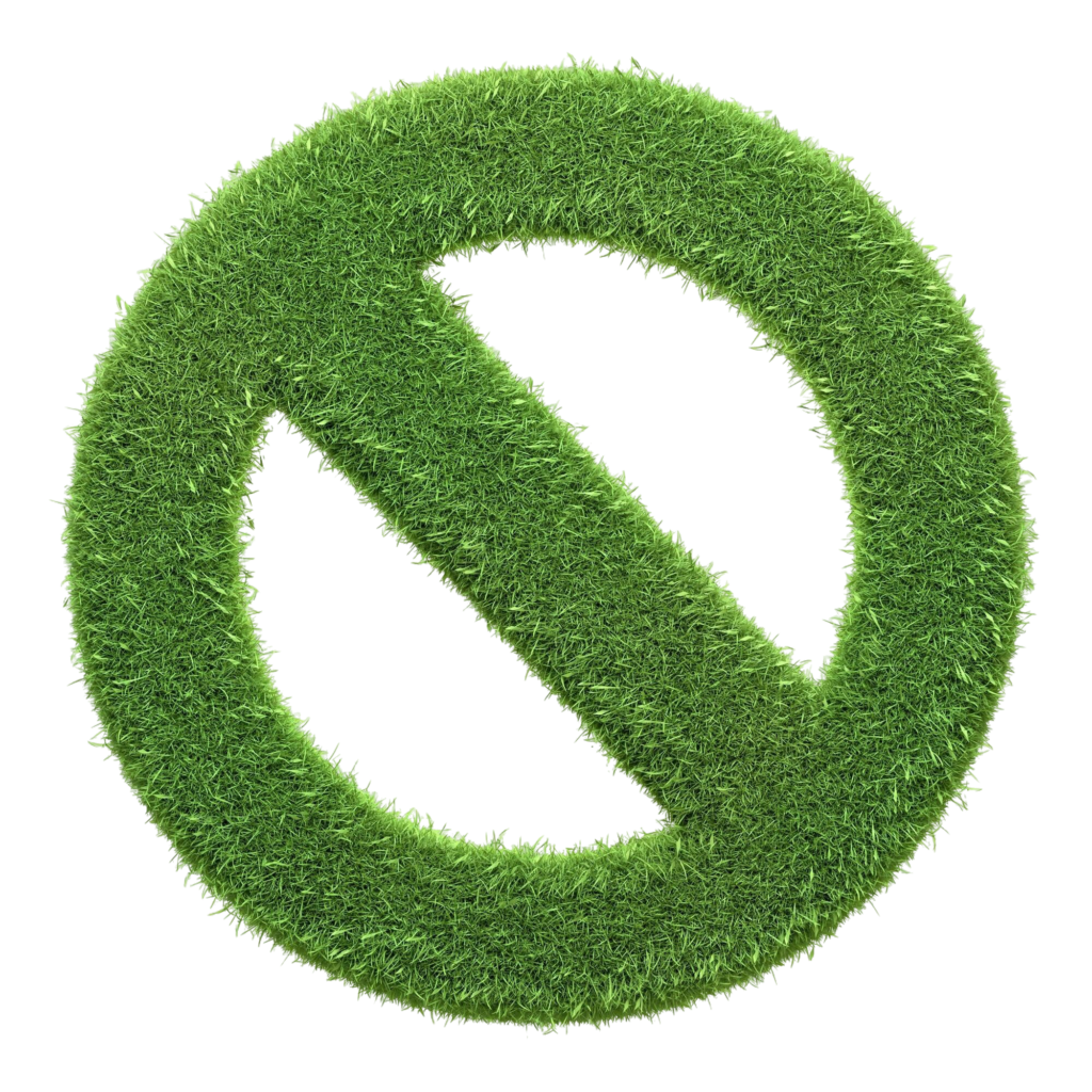 symbole d'interdiction de faire des erreurs de tri dans la gestion des déchets en entreprise